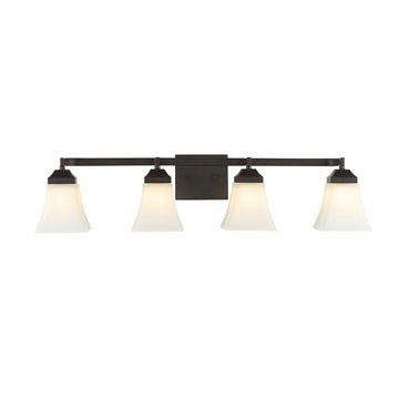 Staunton Iron/Glass Modern Cottage LED Vanity Light